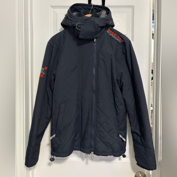 Superdry Other - BNWT SUPERDRY ORIGINAL WINDCHEATER JAPAN JACKET QUILTED HOODED NAVY BLUE MED (M)